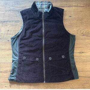 REI Purple Vest with Gray Panels